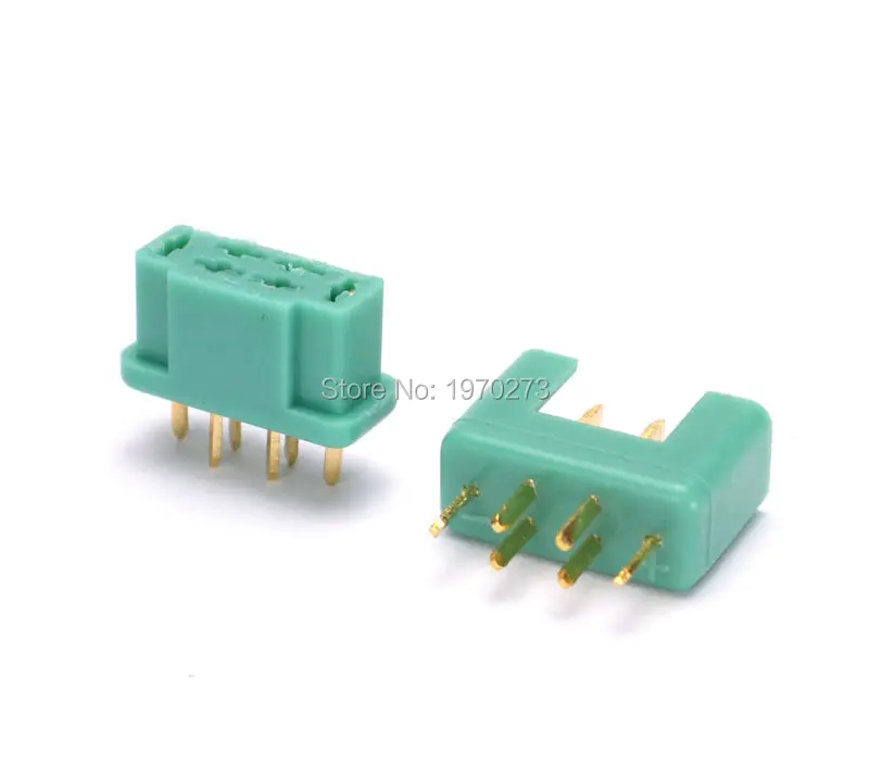 5 Pairs / 10 Pairs MPX Connector plug 24K Goldplated 6pin 40Amp RC aeromodelling field Accessories