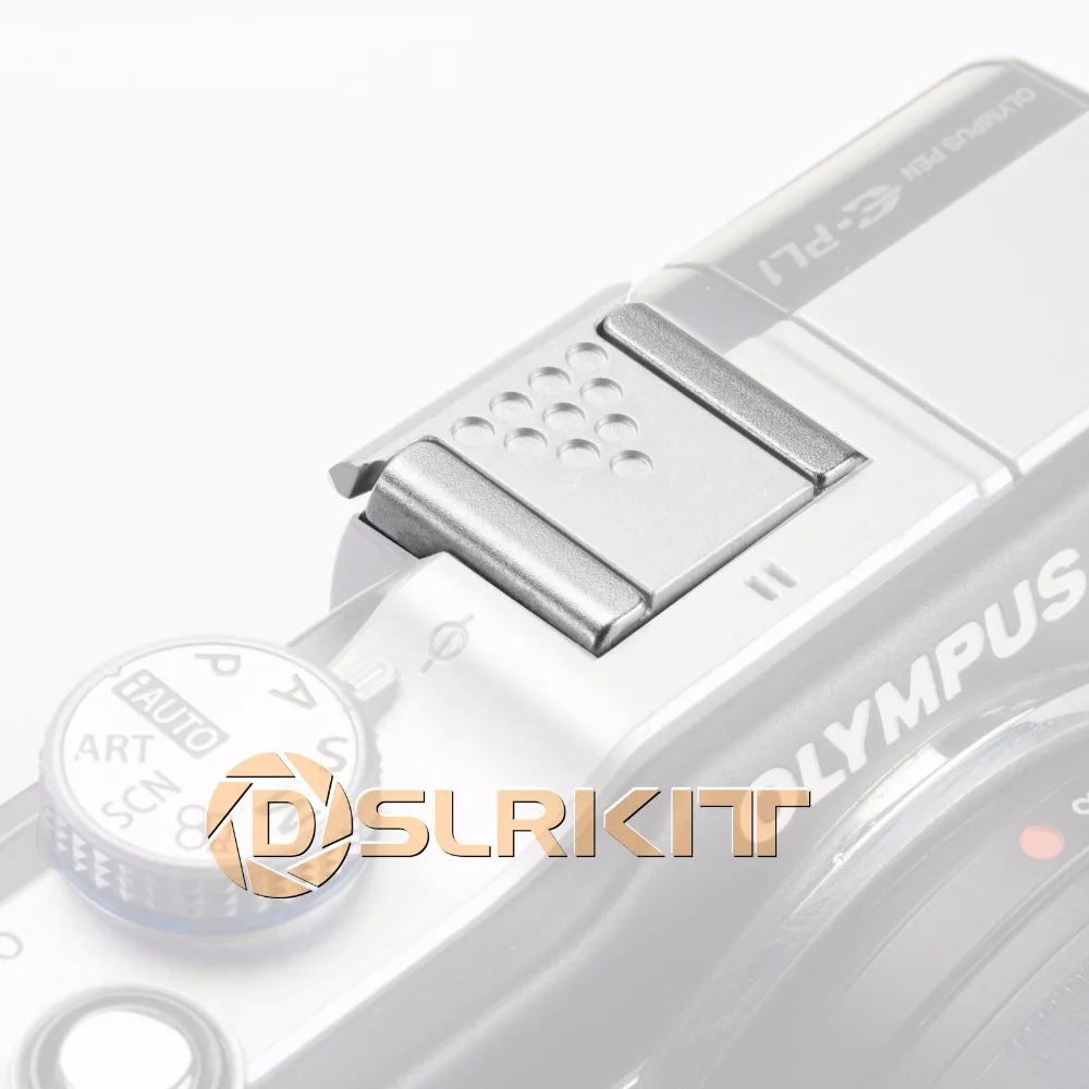 เงินโลหะสากลรองเท้าที่น่าสนใจสำหรับCanon Nikon P Entaxฟูจิกล้อง