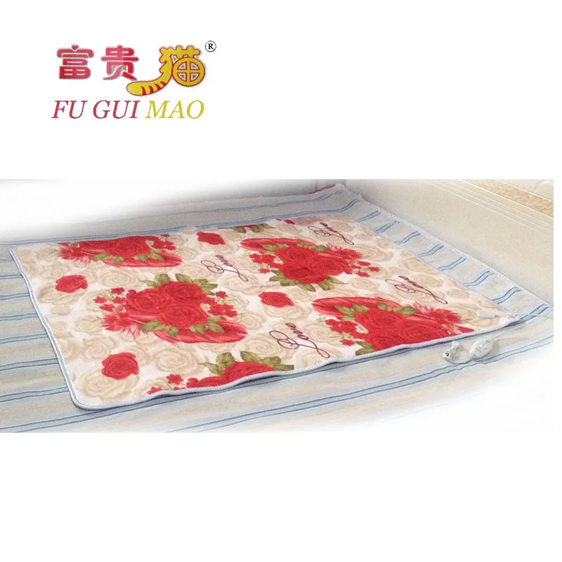 FUGUIMAO Electric Blanket  Double Manta Electrica 150x120 Electric Heating Blanket Plush Heated Blanket Carpets Heated 220v Bed