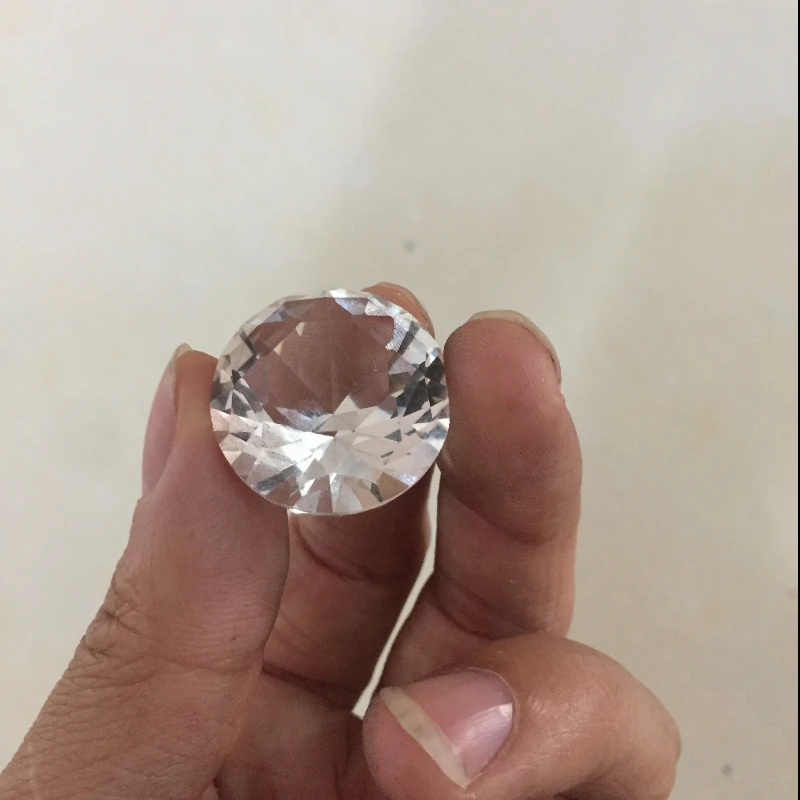 

20mm 10pcs Diamond Shape Clear Crystal Rhinestone Cut Jewelry Crafts Paperweight Wedding Party Home Favours Decoration