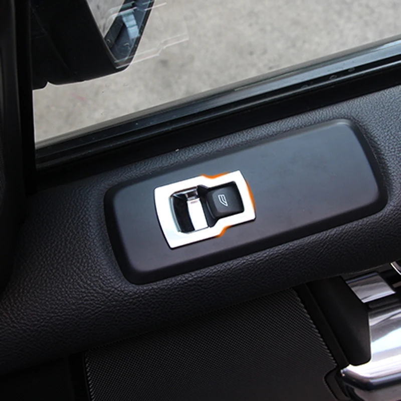 Chrome Car Door Window Switch Lift Button Cover Trim Frame for For Land Rover Discovery 4 LR4 Range Rover Sport L320 Accessories