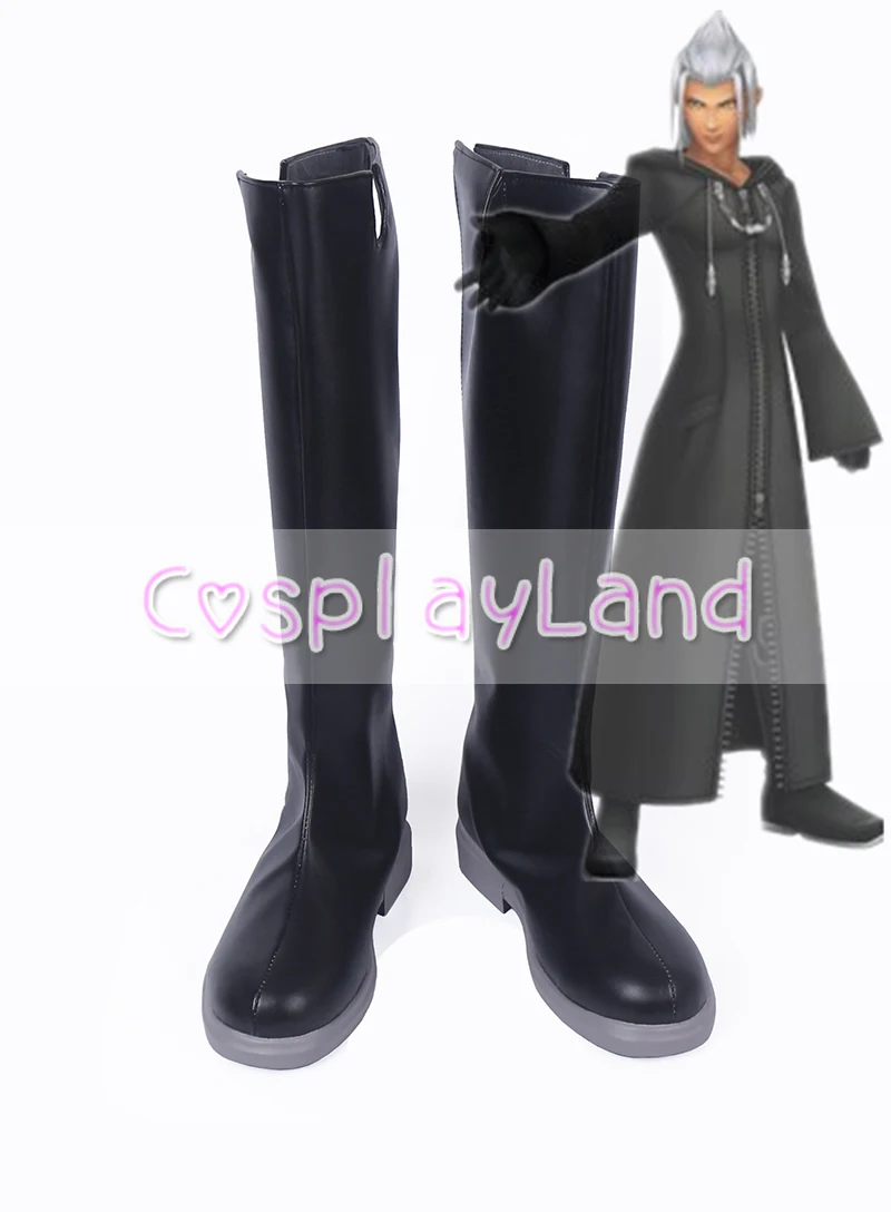 Kingdom Hearts Young Xehanort Cosplay Boots Shoes for Adult Men Shoes Halloween Party Costume Accessories Custom Made