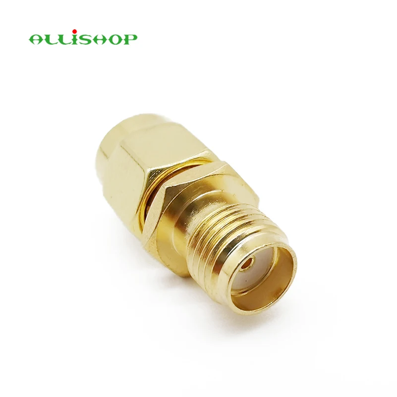 Allishop Rf Sma Connector Sma Vrouwelijk Naar Rp Sma Male Plug Connectors Adapter Vergulde Rechte Coax Rf Adapters