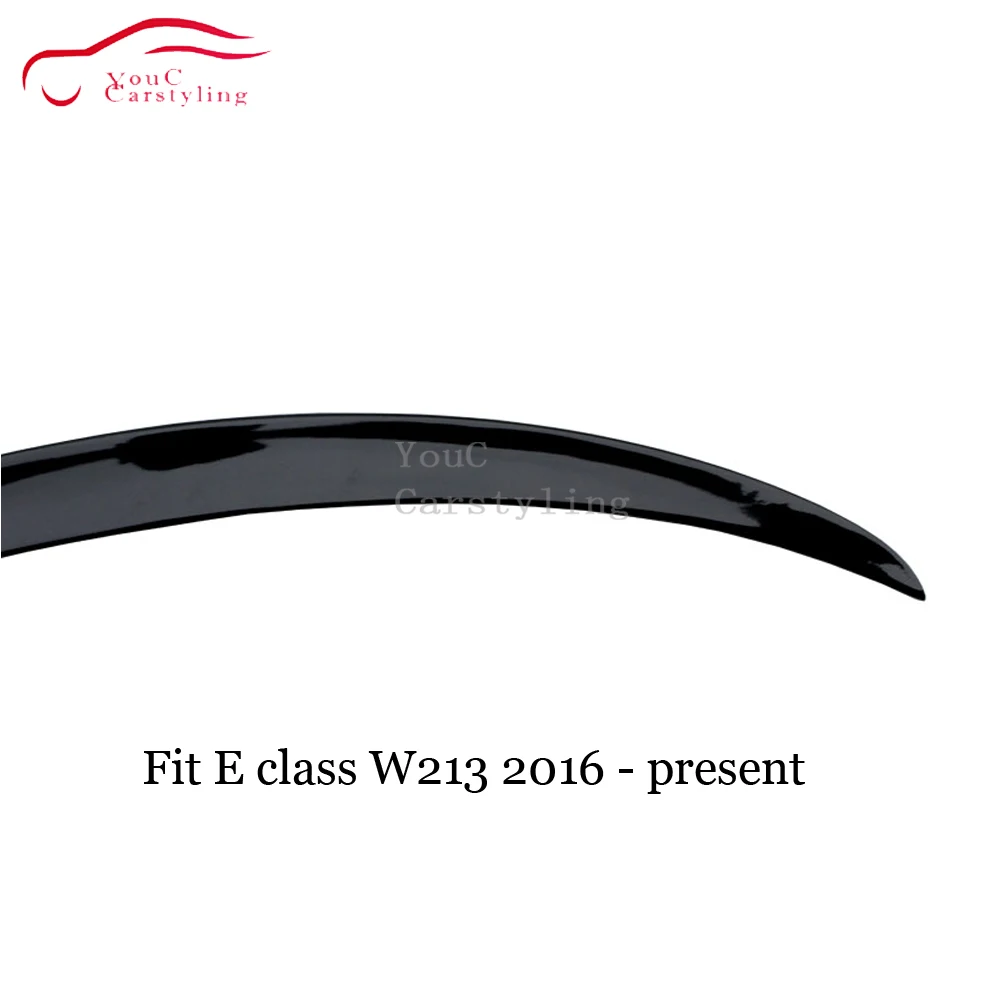 W213 AMG Style Spoiler For Benz E Class W213 E320 E260 E300 E63 Spoiler ABS Material Car Rear Wing 2016 - present