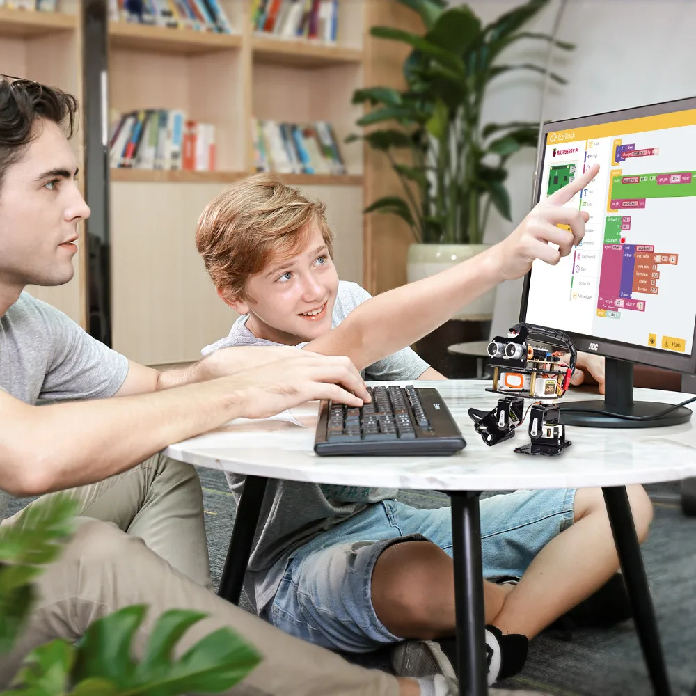 SunFounder DIY 4-DOF Robot Kit -Sloth Learning Kit for Arduino Nano DIY Robot for Kids and Adults with Tutorial