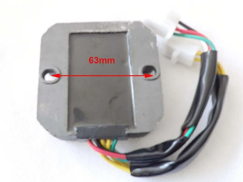 3 wires+4 wires Voltage Regulator Rectifier 7 Pins Wires for GY6 Scooter Moped Chinese Parts