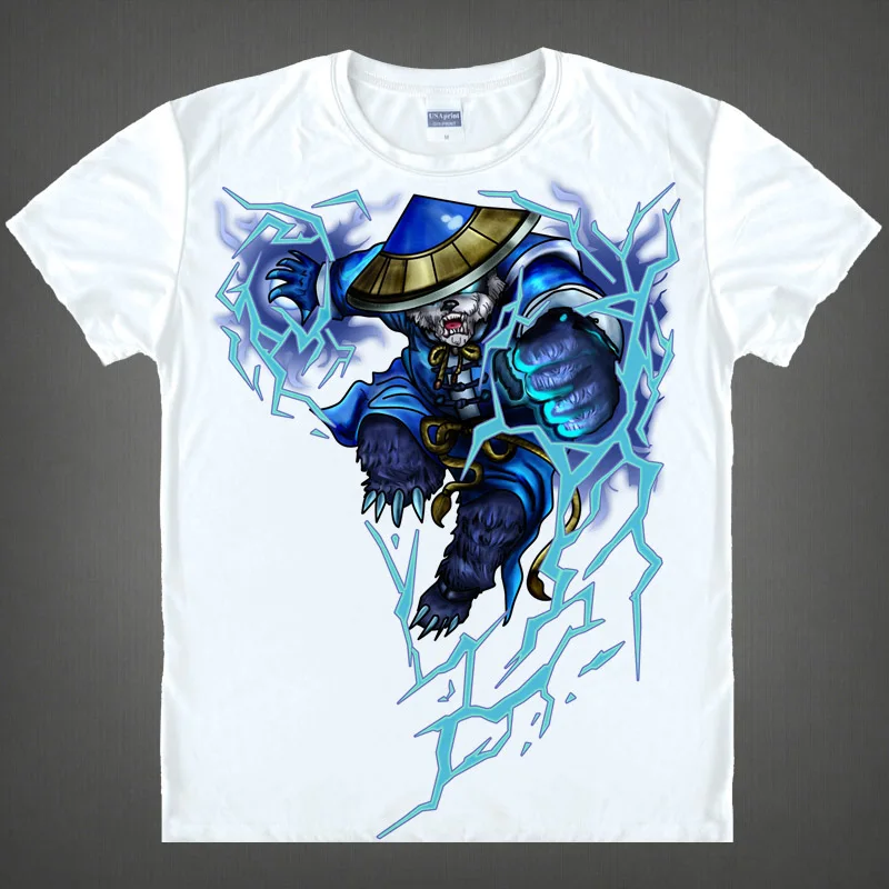 Coolprint Anime Shirt DOTA2 DOTA 2 T-Shirts Multi-style Short Sleeve Shadow Fiend Storm Spirit Cosplay Motivs Hentai Shirts