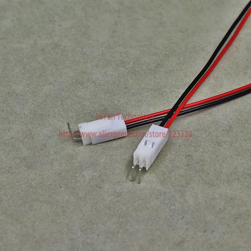 Imagem -02 - Conjuntos de 2510 2.54 Milímetros de Pitch Side Entrada Conector 100 mm a 250 mm com 1007 26awg 2pin Cabo de Fio Eletrônico 2aw Cabeçalho Pin 1000