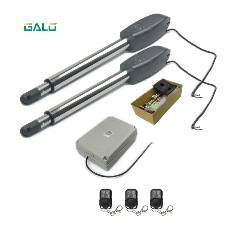 Wireless remote control AC110~240V Electric Linear Actuator 400kgs Engine Motor System Automatic Swing Gate Opener