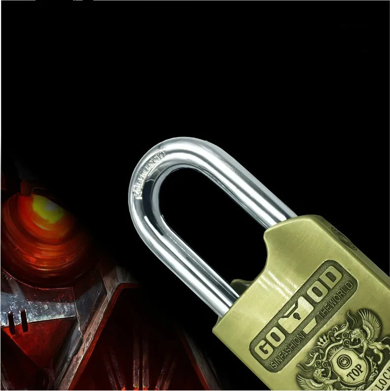 Free Shipping Waterproof Intelligent Alarm PadLock Anti-theft Pry Proof for Warehouse  Shop Motorcycle Lock and Outside Door