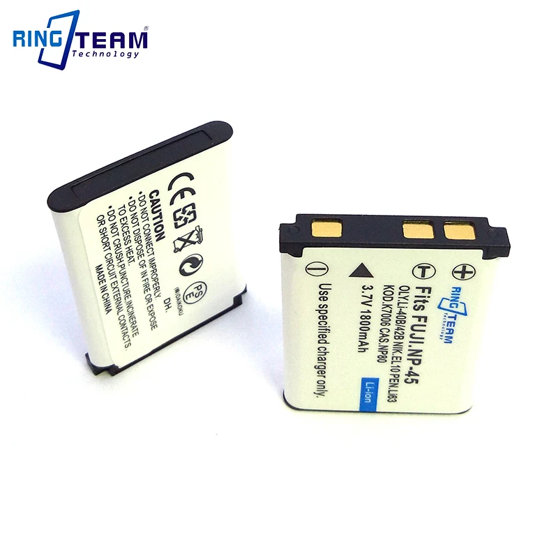 Camera Battery NP-80 NP-82 for Casio Exilim Zoom EX-G1 H5 S5 S6 S7 Z1 Z2 Z33 Z35 Z115 Z200 Z270 Z280 Z550 Z800 Fuji NP-45 NP45