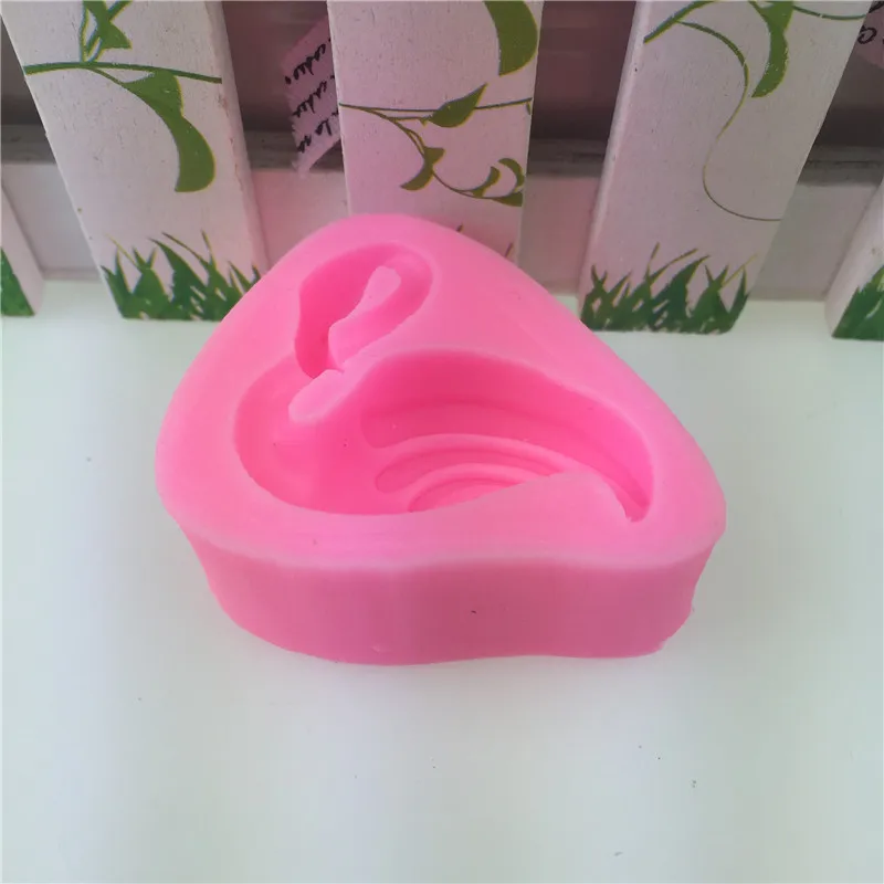 Cartoon 3D Animal Swan Silicone Fondant Cake Mold Jelly Candy Chocolate Decoration Baking Tool DIY Clay Resin Art Moulds