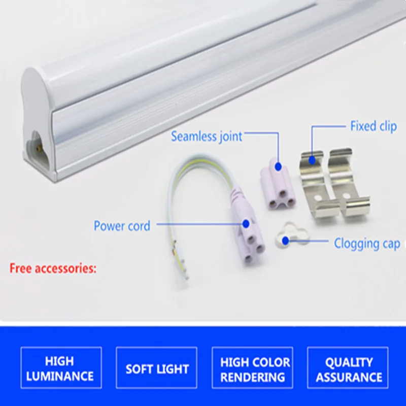 

LED Tube T5 Light Lamp Integrated Wall Tube 6W 12W 30CM 60CM 300mm 600mm T5 Led Lights SMD 2835 Lighting Warm Cold White