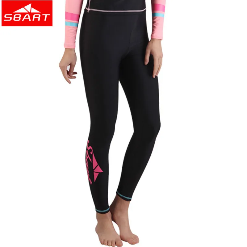 SBART kobiety Snorkeling legginsy kombinezon spodnie wysypka straży obcisłe spodnie strój kąpielowy anti-meduzy Snorkeling mokre garnitury Plus