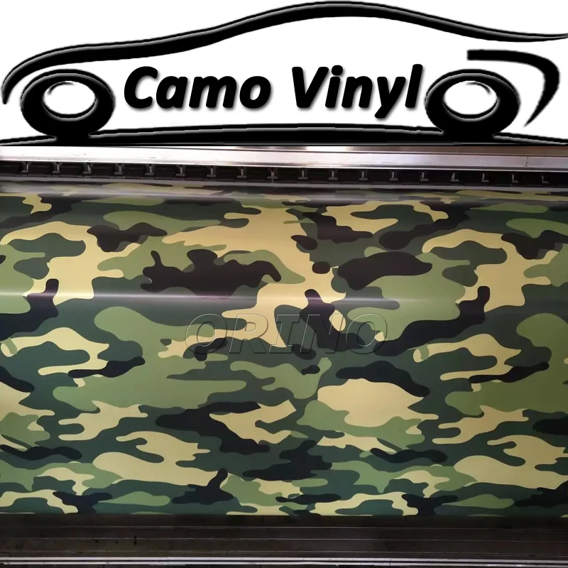 

Car-styling Military Green Camouflage Vinyl Wrap Urban Army Green Camouflage Camo Foil Sticker Vehicle Car Boat Covers Wrapping