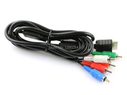 1.8M Component AV/YPbPr Audio Video HDTV Cable for PS3/ Playstation 2 PS2 Support 480i/480p/720p/1080i