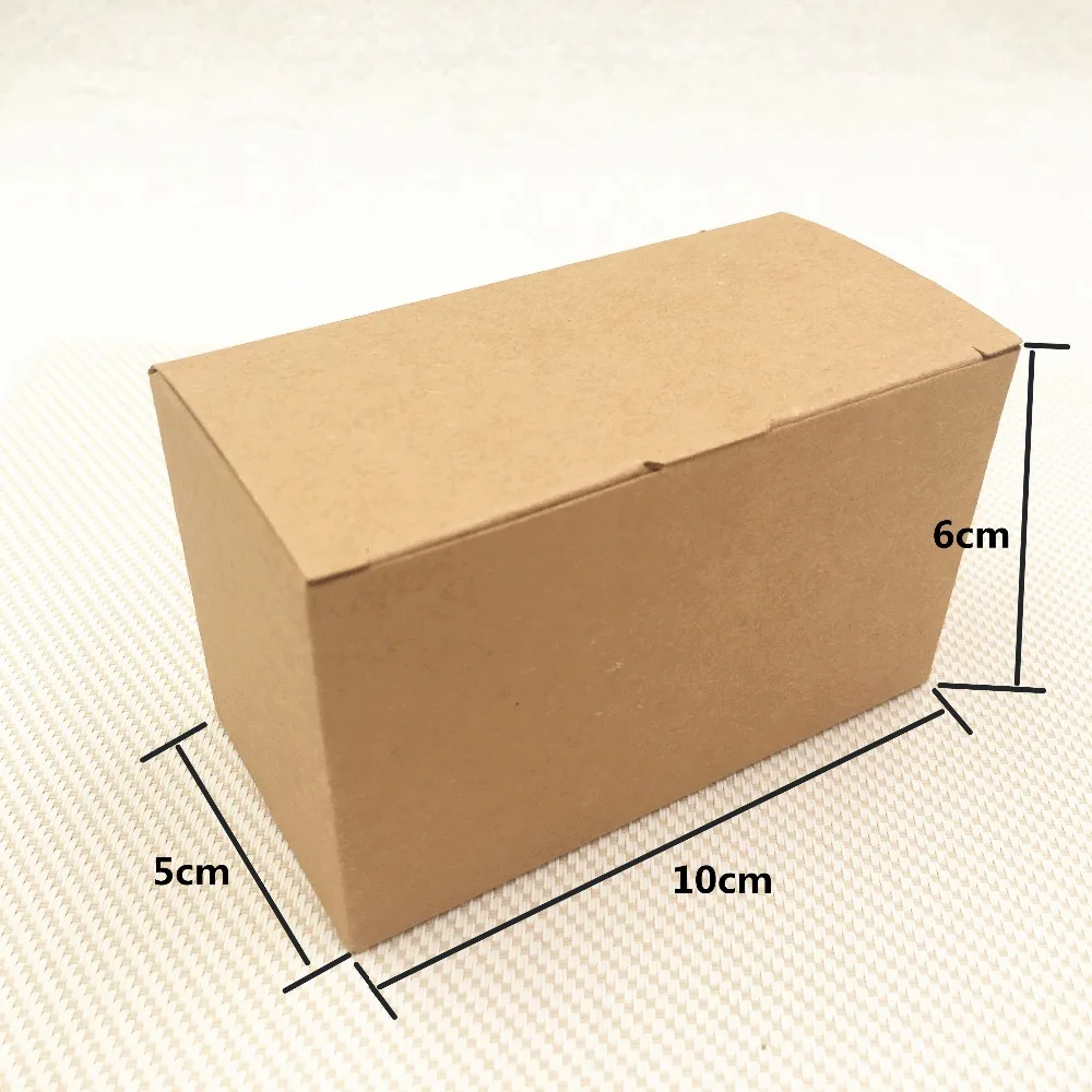 

30Pcs/Lot Blank DIY Regular Cuboid Brown Kraft Paper Card Candy Gift Box For Festival Party Soap Cup Cake Stand Up Box Wholesale