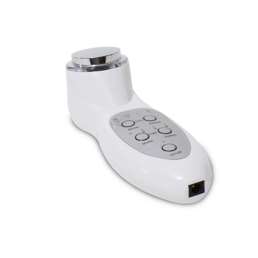 3Mhz Ultrasonic Face Massager 7 LED Face Skin rejuvenation Iontophoresis Care Skin Cleaner Facial Beauty 110-240V