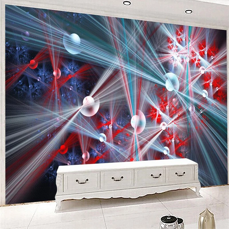 beibehang Custom wallpaper trend light dynamic bar living room KTV background custom large mural wallpaper papel de parede