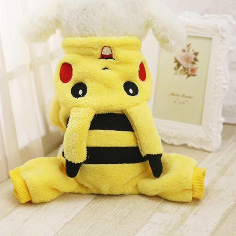 

2018 Милая Одежда для собак, зимний теплый флисовый костюм, пальто для щенков, наряд для 4 ног, одежда для маленьких собак, милая одежда для домашних животных