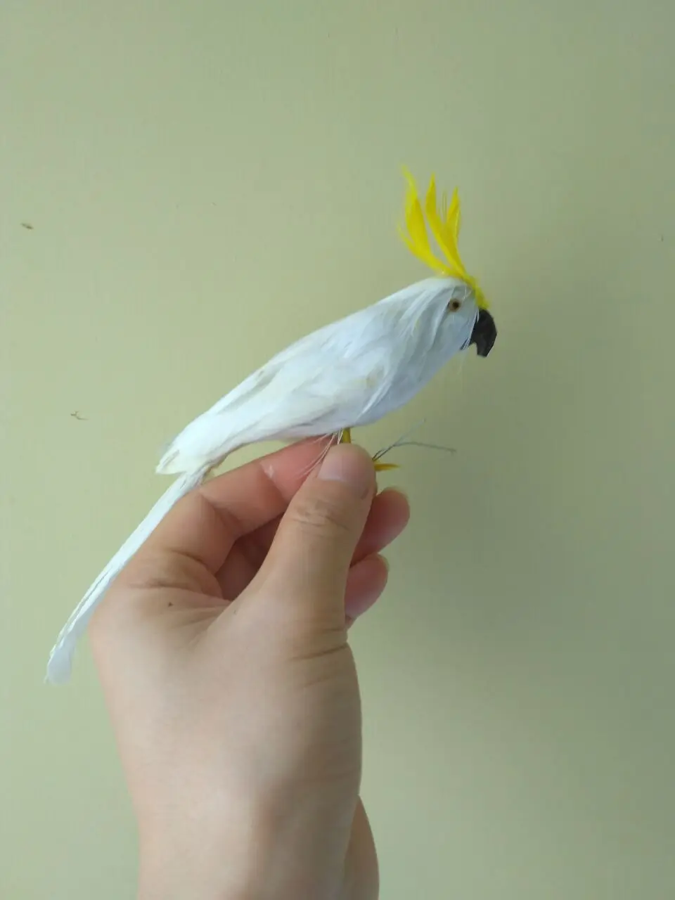 

new cute white parrot model foam&feathers simulation bird about 20cm