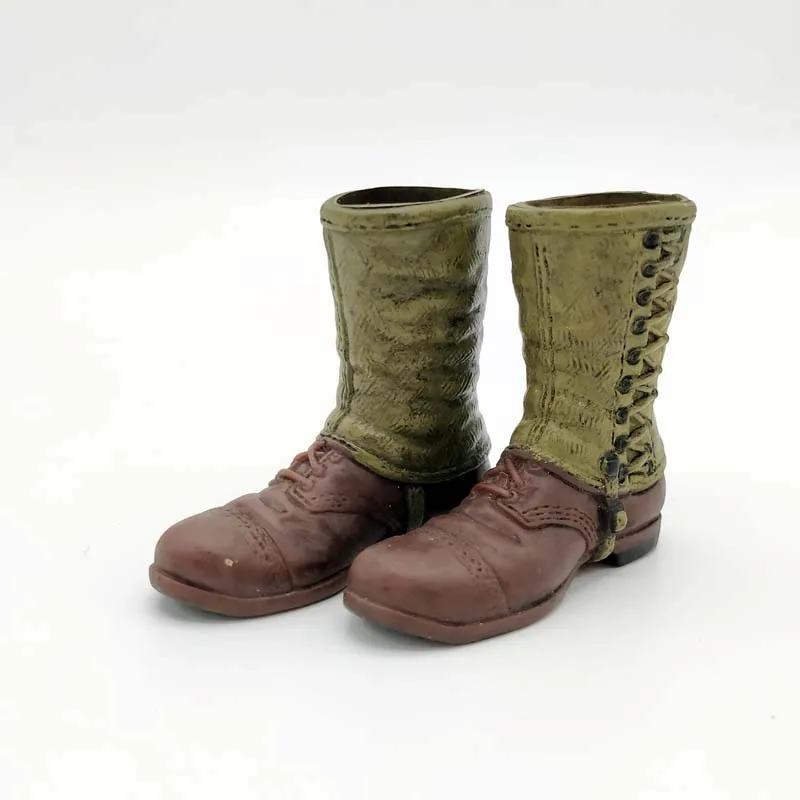 1/6 Schaal WWII US Army Leggings Laarzen Model Ranger Soldaat Schoenen voor 12 inch Mannelijke Soldaat action figures speelgoed