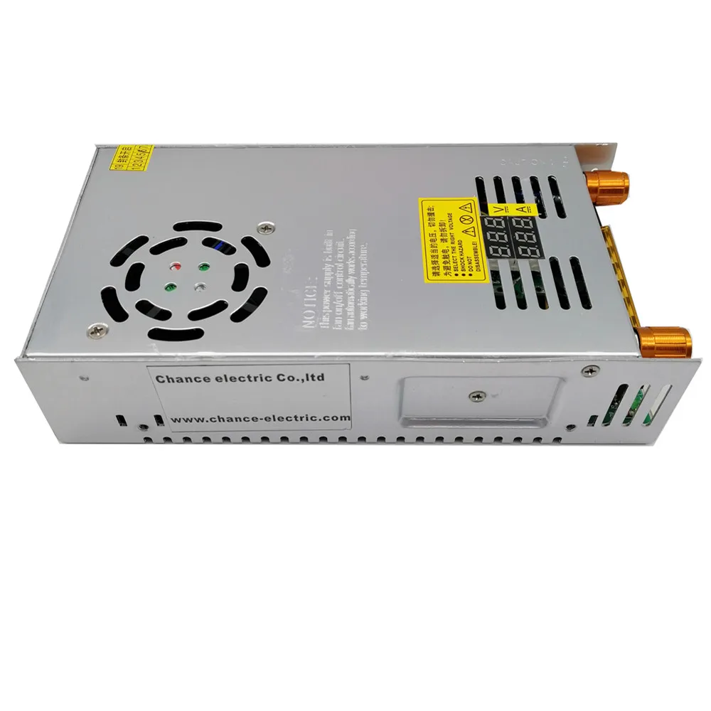 CHUX 480W regulowany zasilacz z wyświetlaczem cyfrowym SPMS dla diod DC 12V 5V 24V 36V 48V 60V 80V 120V 160v 220V