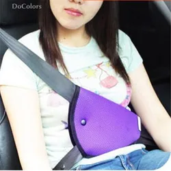 DoColors Triangle car Seat Belt Adjuster Case For Geely X7 Vision SC7 MK Cross Gleagle BOUNS M11 INDIS VERY GX7 SX7 ARRIZO