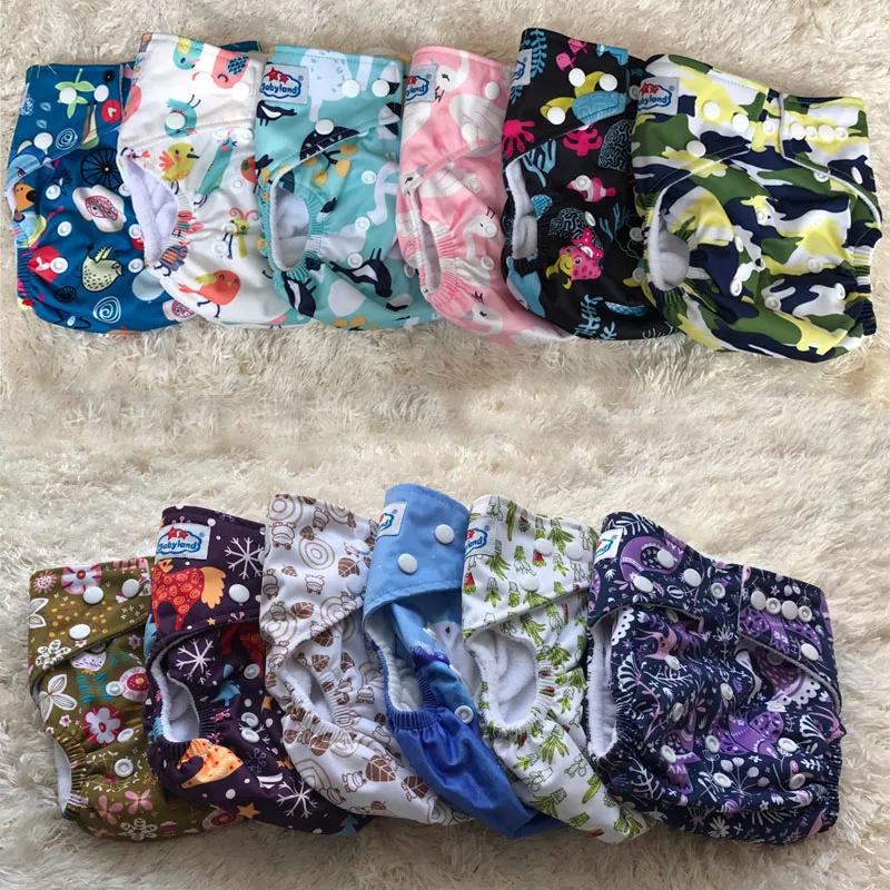 

Free Shipping BABYLAND Baby Cloth Diapers My Choice Designs Reusable Washable Microfleece Nappy Pocket Diaper Covers Factory