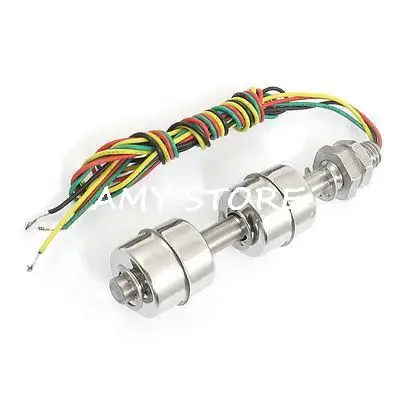 10mm Thread Stainless Steel Two Ball Water Level Sensor Vertical Float Switch