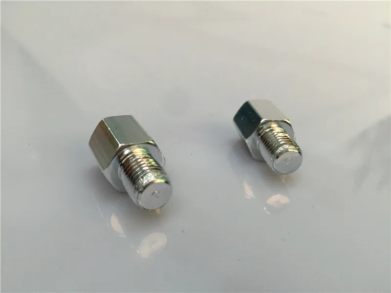 STARPAD Cho Xe Máy Điện Gương Chiếu Hậu Adapter Vít 8Mm-8MM Chuyển Đổi 10Mm-10MM Fuscous gương Gương Tăng Vít