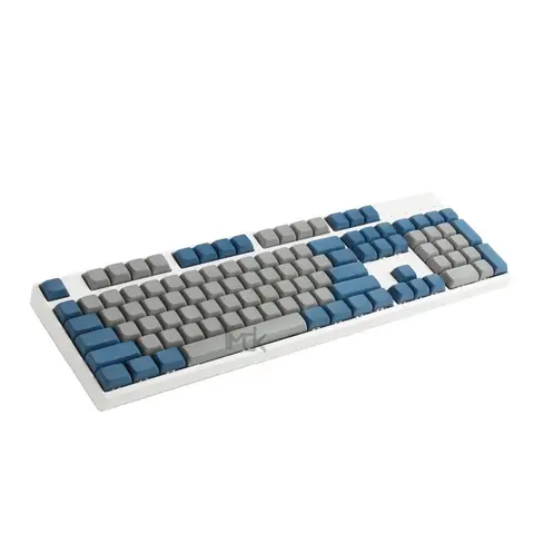 YMDK XDA Blue Gray Blank Full Keycap For MX Mechanical Keyboard Steelseries Ergodox Filco Corsair UHK Planck IKBC Vortex core