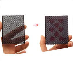 1pc Wow Poker Card (Heart ) Magic Tricks Visual Card Change Magia Magician Close Up Illusions Gimmick Props Mentalism