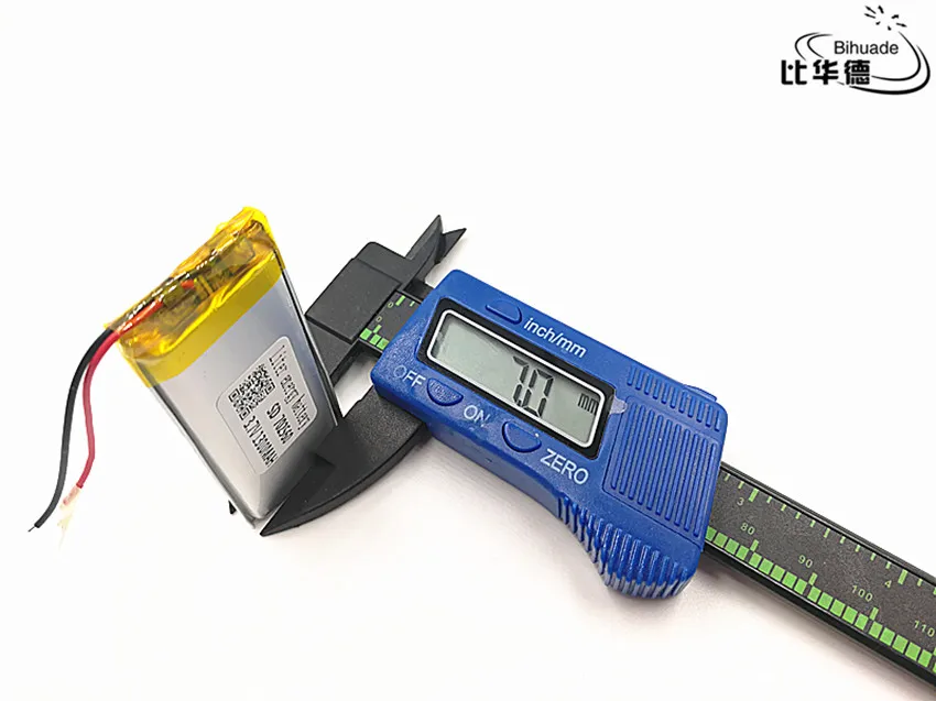 3.7 V 1300 MAh 702560 Lithium Polymer Li-Po Li Ion Baterai Isi Ulang Sel untuk Mp3 MP4 MP5 GPS