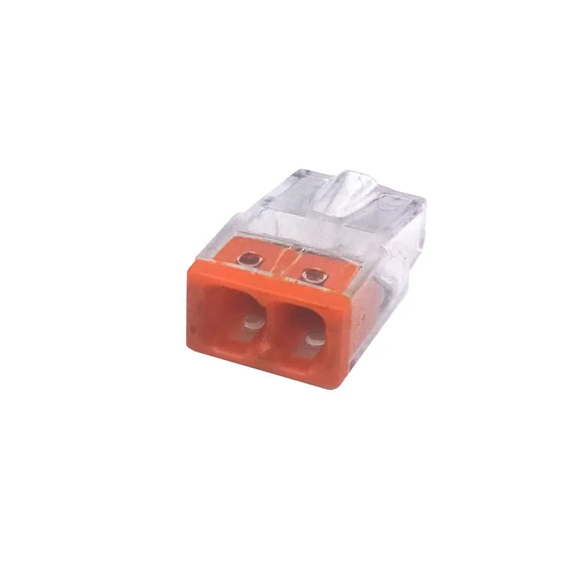10 pcs/lots EU2.5-412 Push Wire For Junction box Hard Wire Quick Wiring Plug Electric Compact Block Terminal Connector For Cable