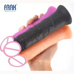 FAAK-consolador anal artificial realista para mujer, pene falso, Juguetes sexuales, productos eróticos para masturbación lésbica