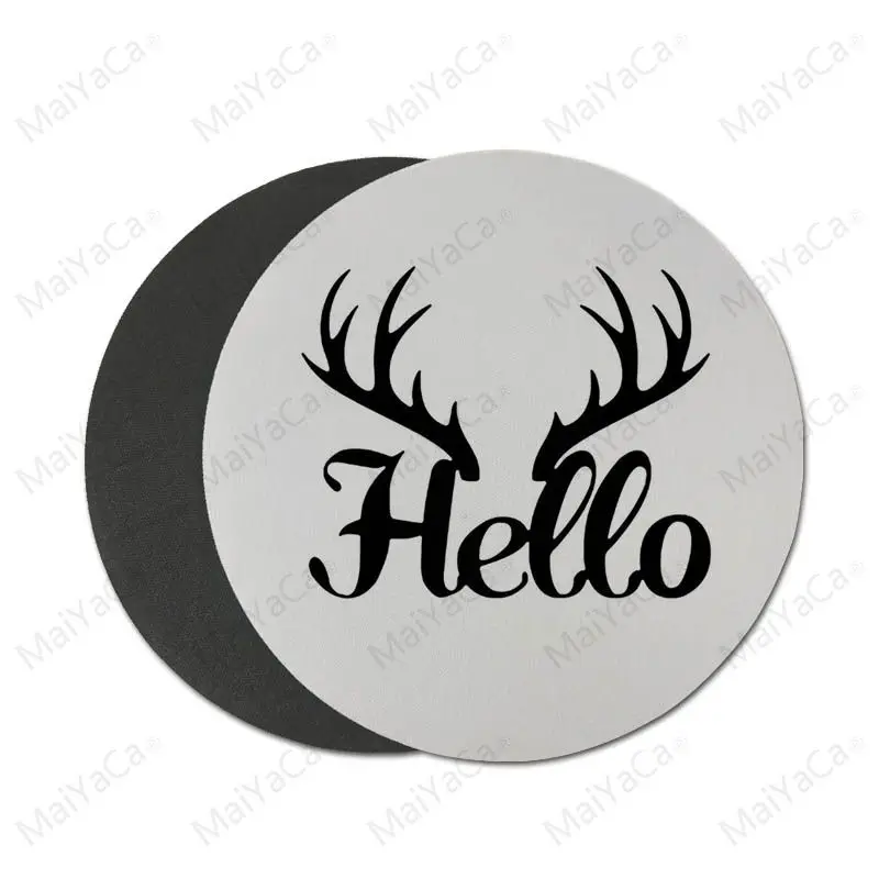 Maiyaca Nieuwe Ontwerp Balans Gamer Speed Muizen Retail Kleine Rubber Mousepad Computer Game Rubber Ronde Muismat