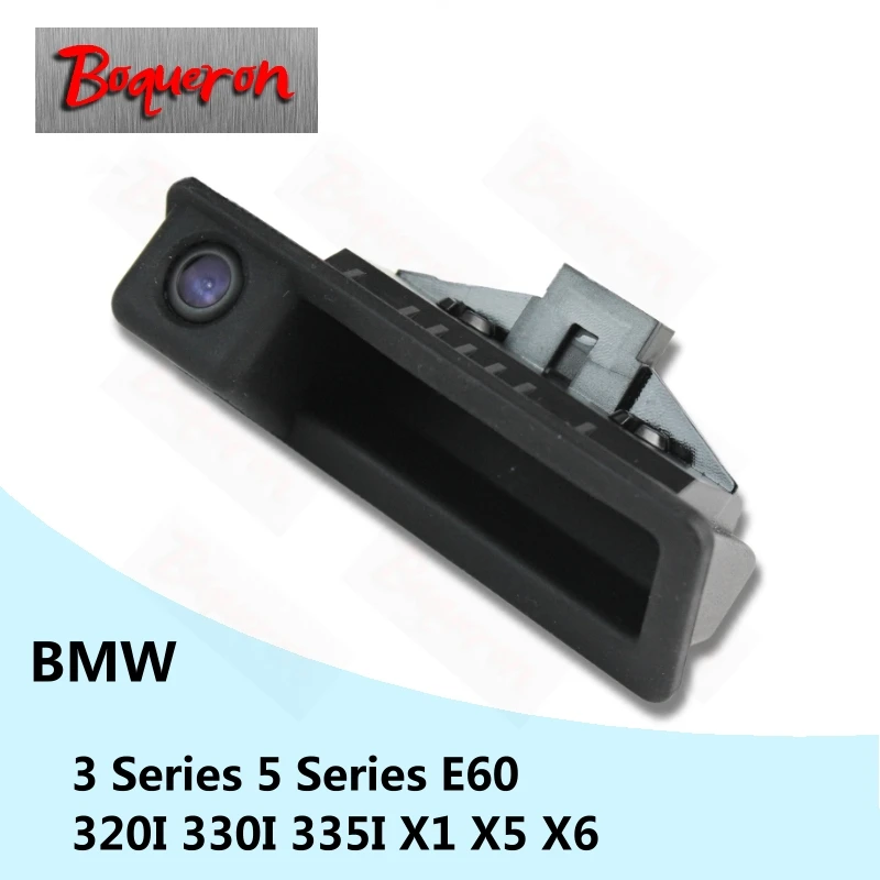 

for BMW 3 Series 5 Series E60 320I 330I 335I X1 X5 X6 Trunk Handle Reverse Parking Backup Camera HD CCD Car Rear View Camera