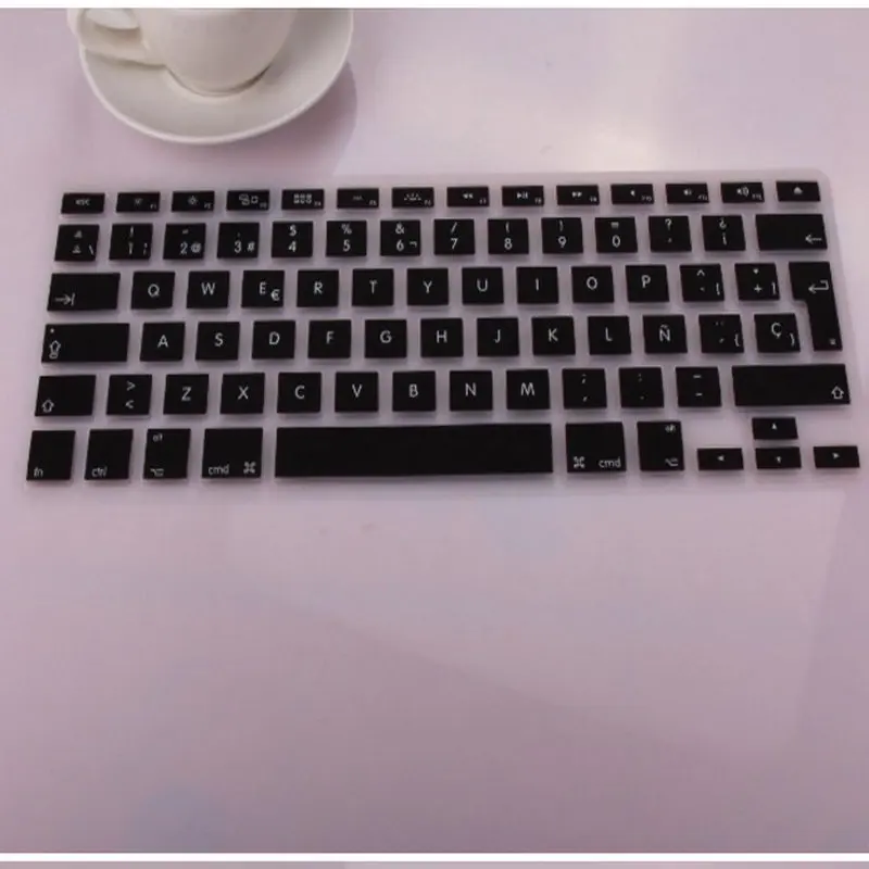 EU Euro Spanish Keyboard Cover 5PCS Version ES ESP For Macbook Air Pro Retina 13 15 Silicone Bluetooth Laptop Skin Protector