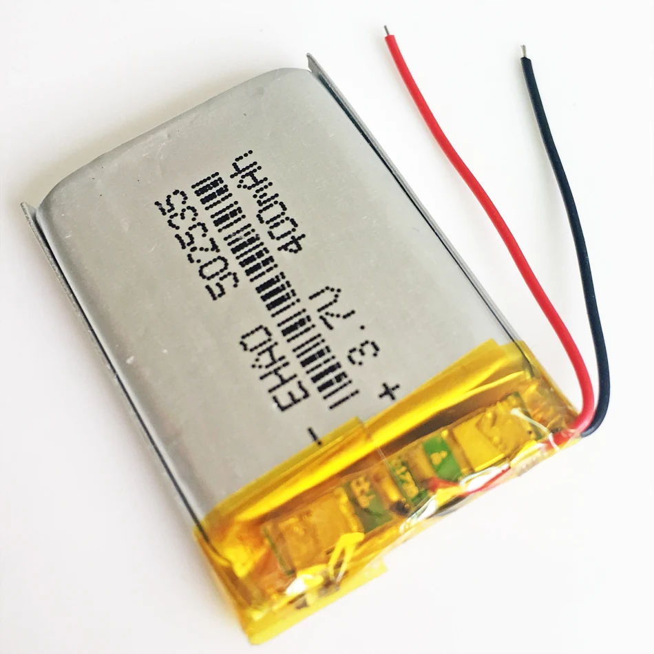 10 szt. Akumulator litowo-polimerowy LiPo 3,7 V 400 mAh 502535   Dla Mp3 PAD DVD Zestaw słuchawkowy Bluetooth Rejestrator