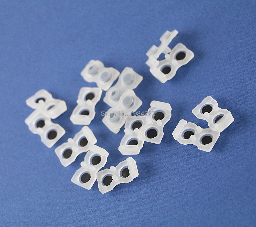 50 قطعة/الوحدة وسادة مطاطية موصلة JDS 010 001 011 L1 R1 L2 R2 المطاط السيليكون موصل زر الوسادة مجموعة ل PS4