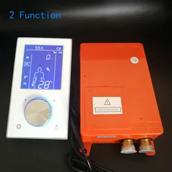 ThermoandreIntelligent-Panneau de commande de douche à écran tactile LCD numérique, robinet de centre commercial dissimulé