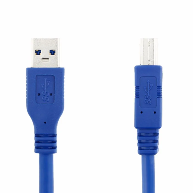 USB 3.0 A Male AM to USB 3.0 B Type Male BM USB3.0 For printer scanner HDD 0.3M 0.6M 1M 1.5M 1.8M 3M 5M Cable