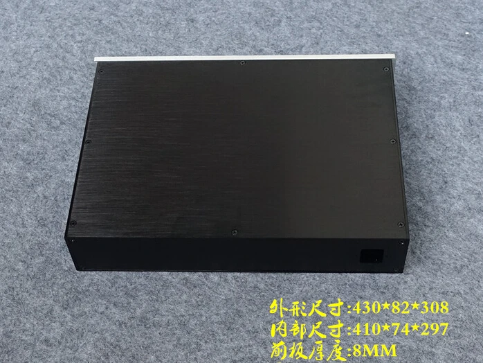 BZ4308 All aluminum amplifier chassis / DAC Case / Pre-amplifier chassis / AMP Enclosure / case / DIY box (430*82*308mm)