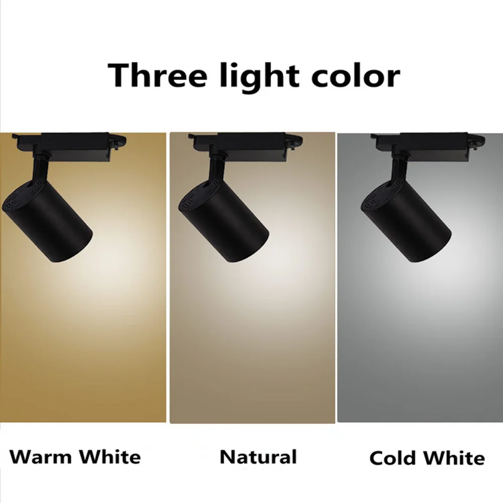LED Track Light 10W 20W 30W COB LED Spotlight Ceiling Rail lights For Pendant Kitchen Clothes Shop Shoes Store