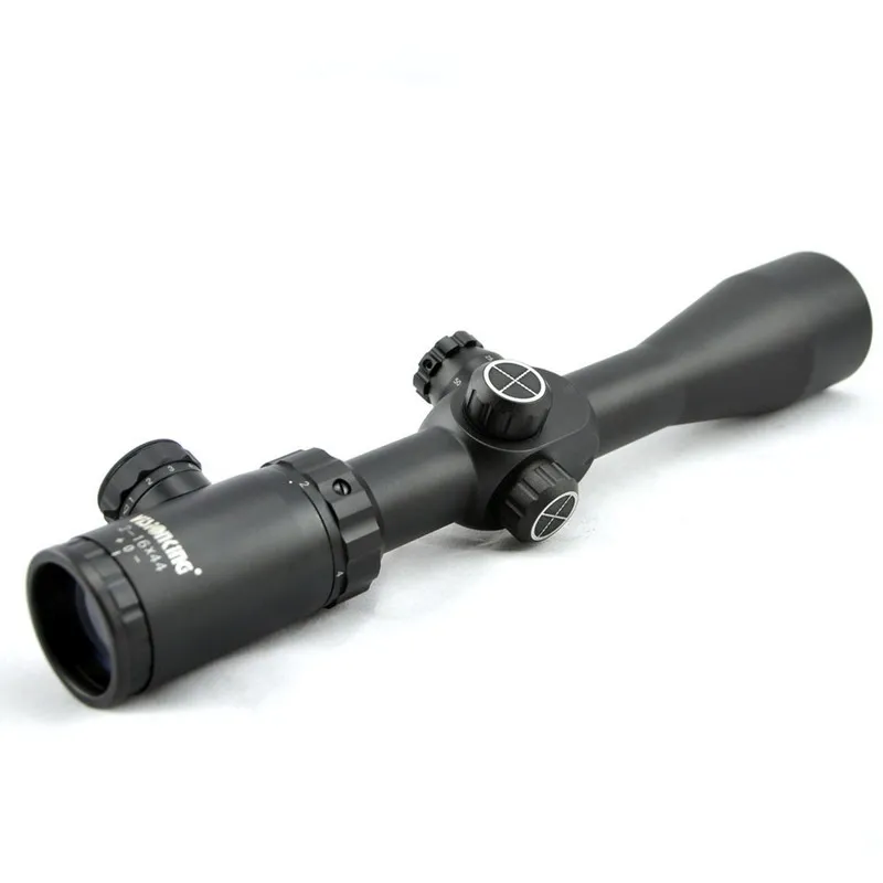 Visionking 2-16x44 Night Illuminated Mil-dot Riflescope Side Focus 1/8MOA Trajectory Lock Hunting Optical Sight for .223.308.50