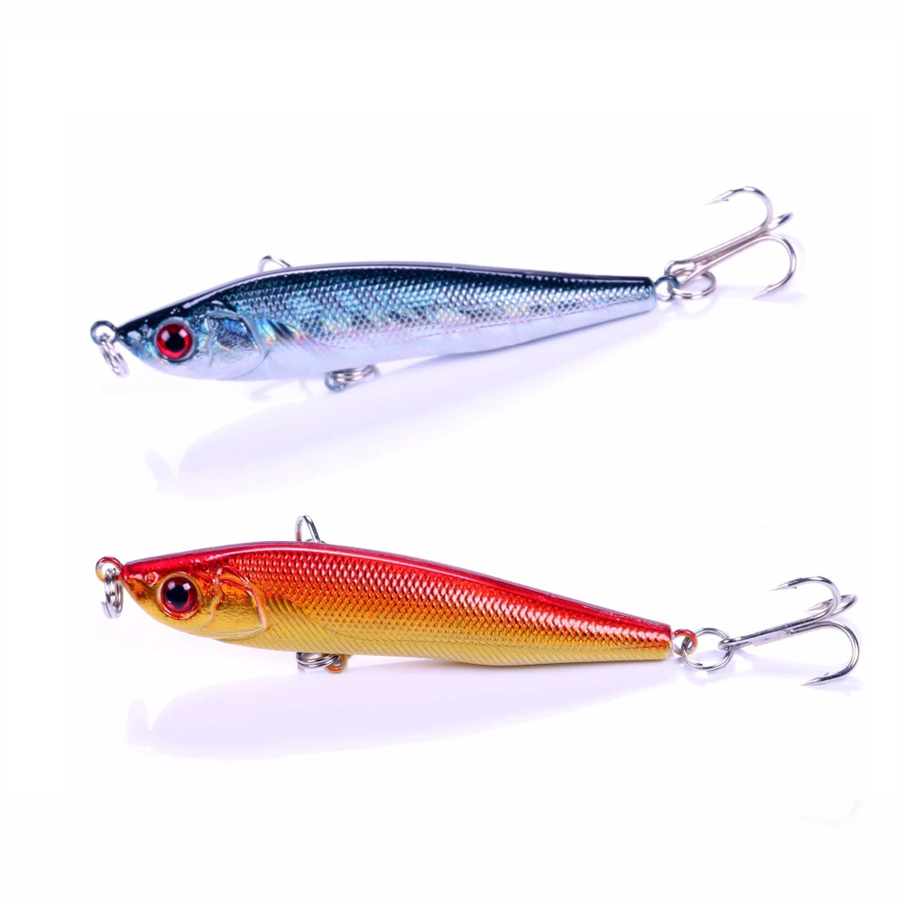 Balleo 9g 14g 22g hard lure sinking pencil lure Ice fishing Minnow Fishing lure with treble hook carp fishing fly fishing Pike