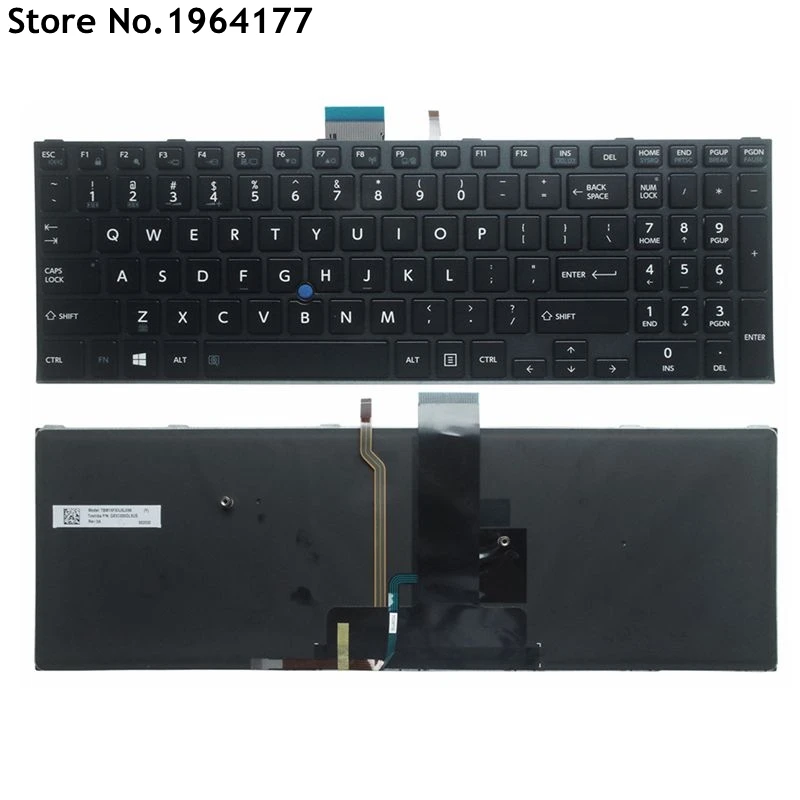 New For Toshiba Satellite Pro R50-C Tecra A50-C Z50-C A50-C1510 A50-C1520 US Backlit keyboard