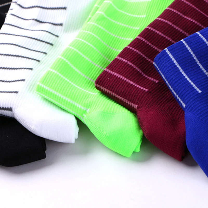 Men & Women Compression Socks Best Graduated Athletic Fit for Running Flight Travel Boost Stamina Anti-fatigue Stripe Socks