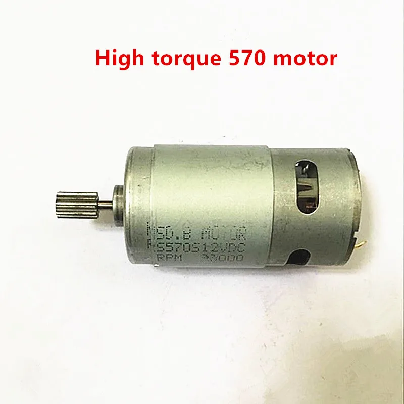 

High Torque 65W DC 12v Motor For Children'S Electric Vehicles, 570 Motor Electric Motorcycle High-Power Engine